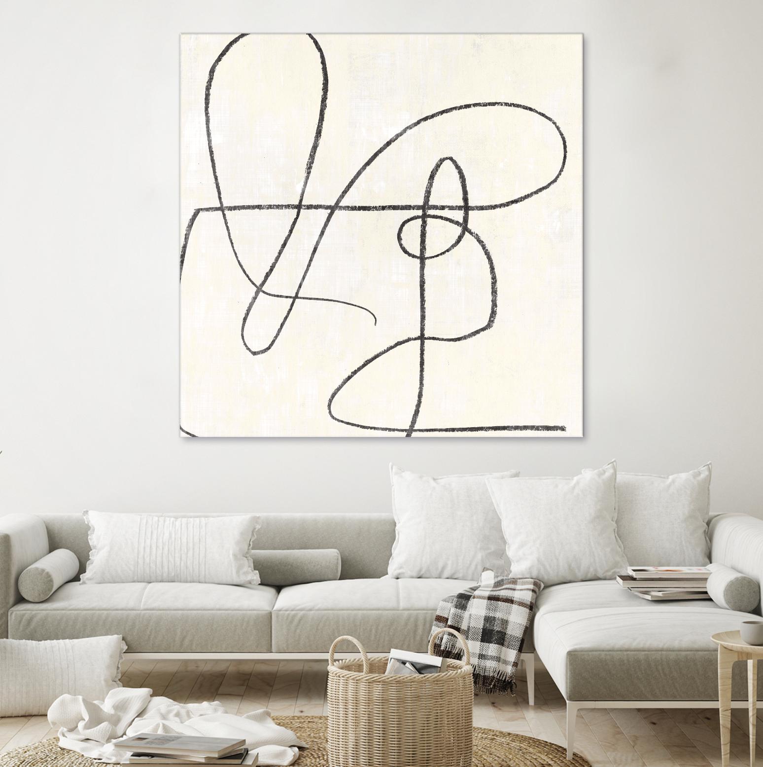 Juxtaposing by Pi Studio on GIANT ART - white linear linear art