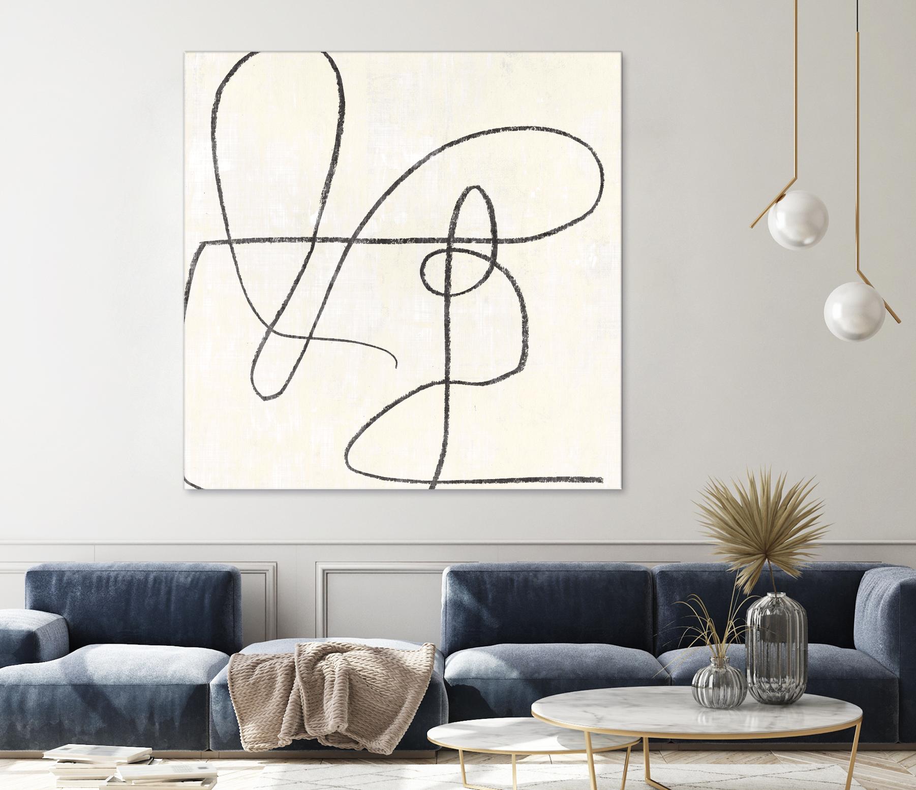 Juxtaposing by Pi Studio on GIANT ART - white linear linear art