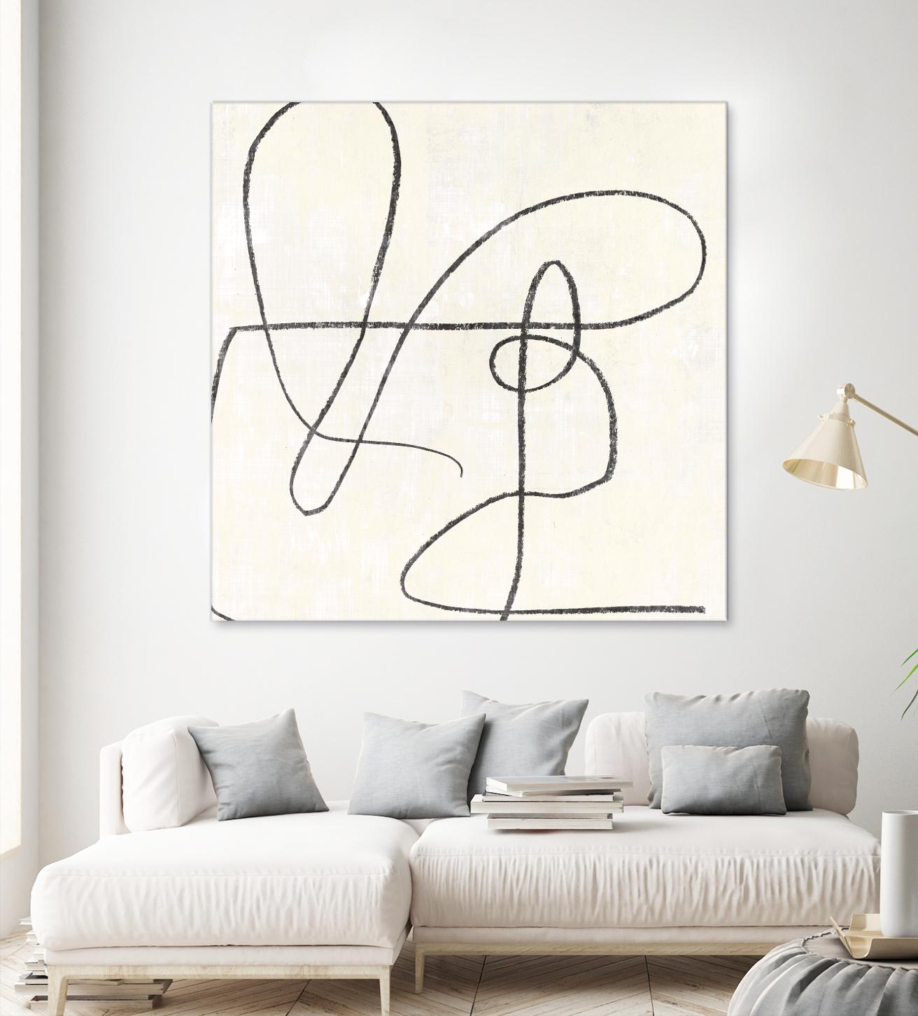 Juxtaposing by Pi Studio on GIANT ART - white linear linear art