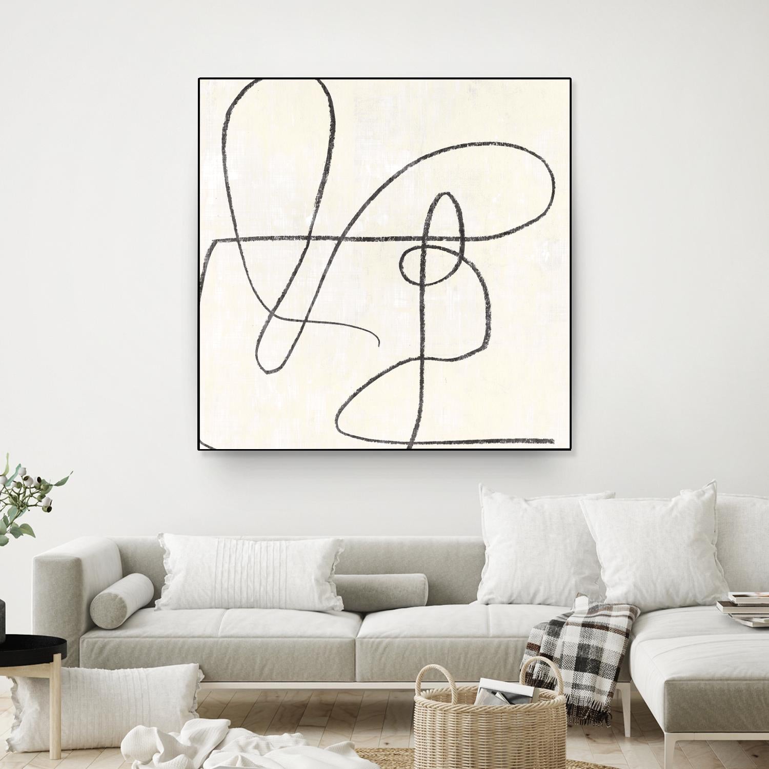 Juxtaposing by Pi Studio on GIANT ART - white linear linear art