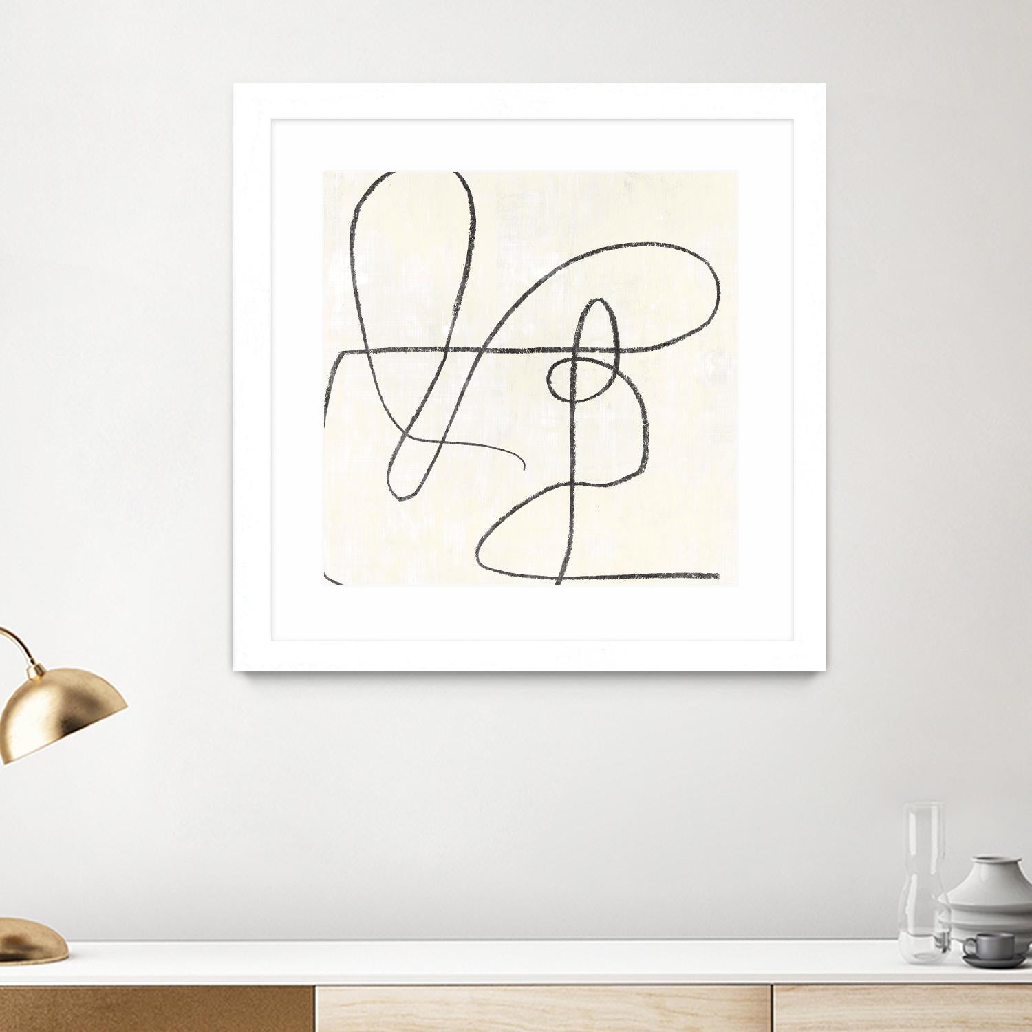 Juxtaposing by Pi Studio on GIANT ART - white linear linear art