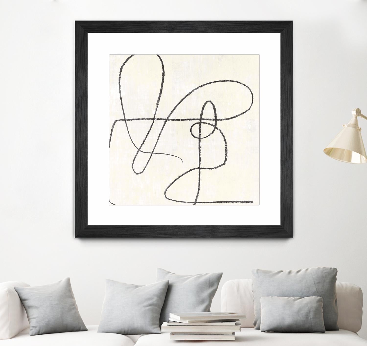 Juxtaposing by Pi Studio on GIANT ART - white linear linear art