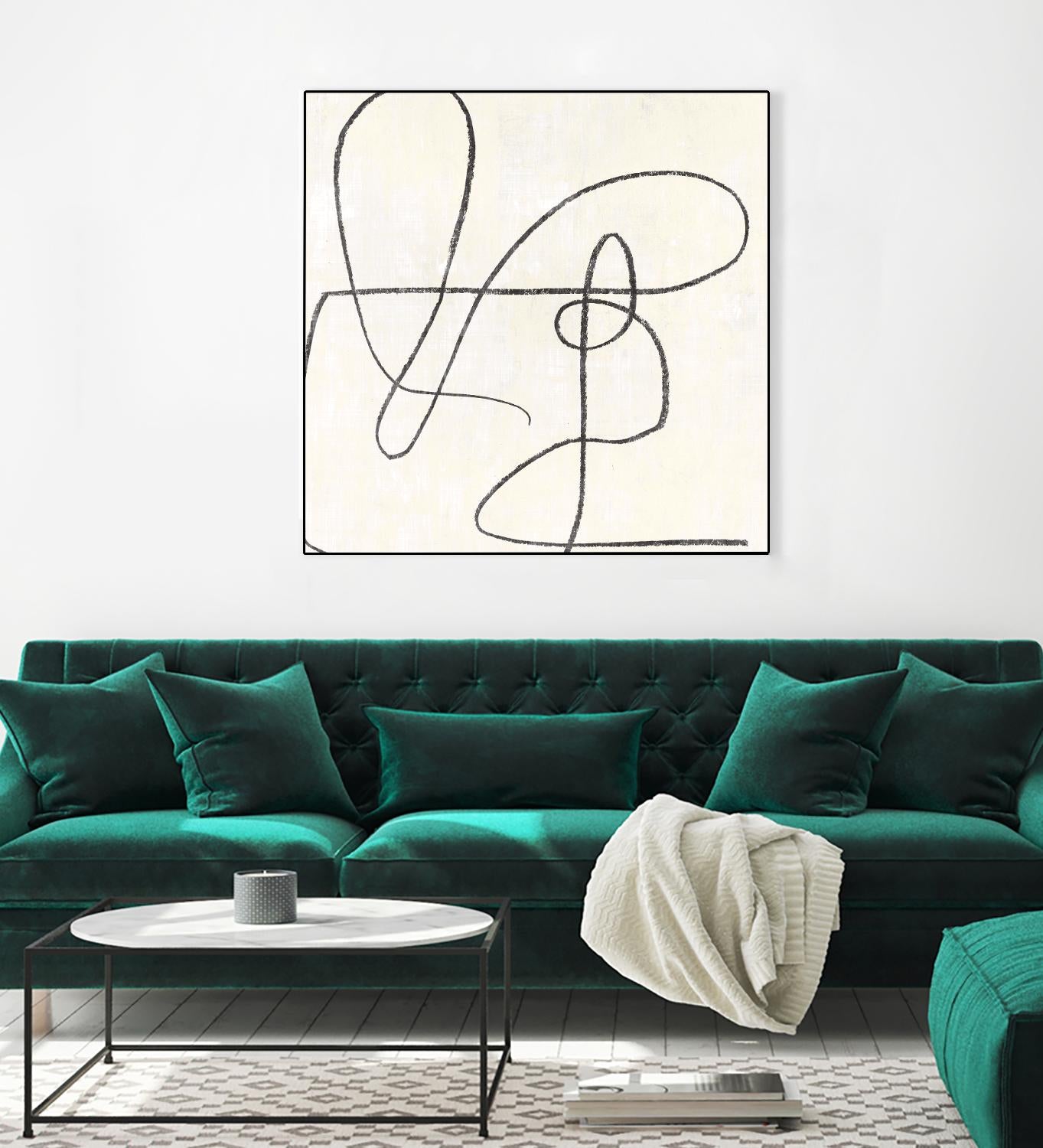 Juxtaposing by Pi Studio on GIANT ART - white linear linear art