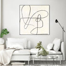 Juxtaposing by Pi Studio on GIANT ART - white linear linear art