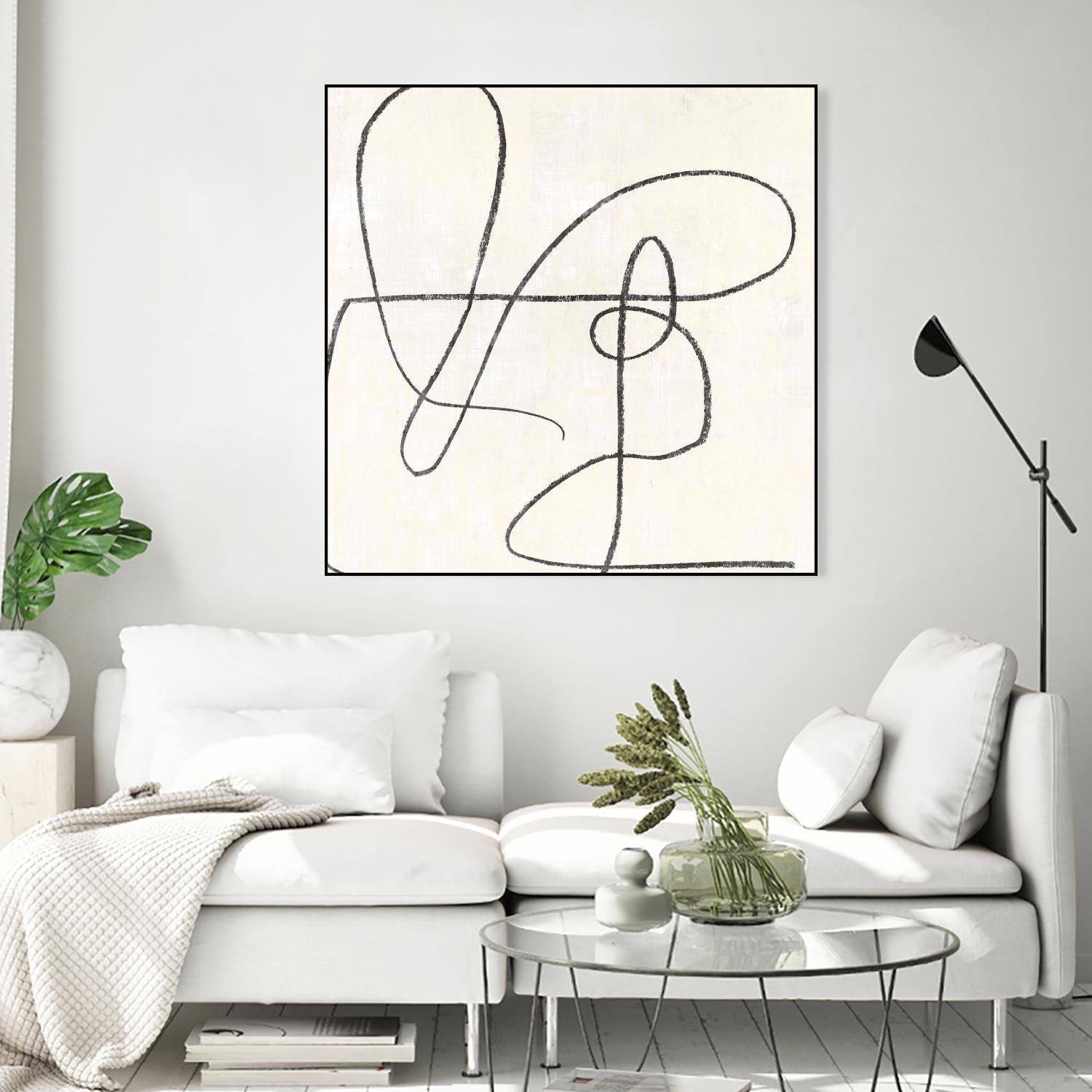 Juxtaposing by Pi Studio on GIANT ART - white linear linear art