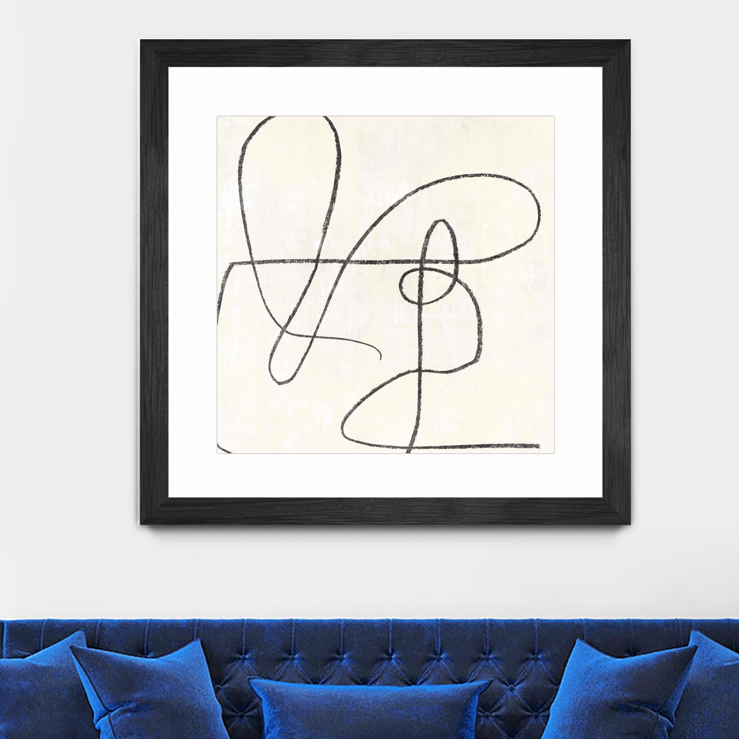 Juxtaposing by Pi Studio on GIANT ART - white linear linear art