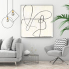 Juxtaposing by Pi Studio on GIANT ART - white linear linear art