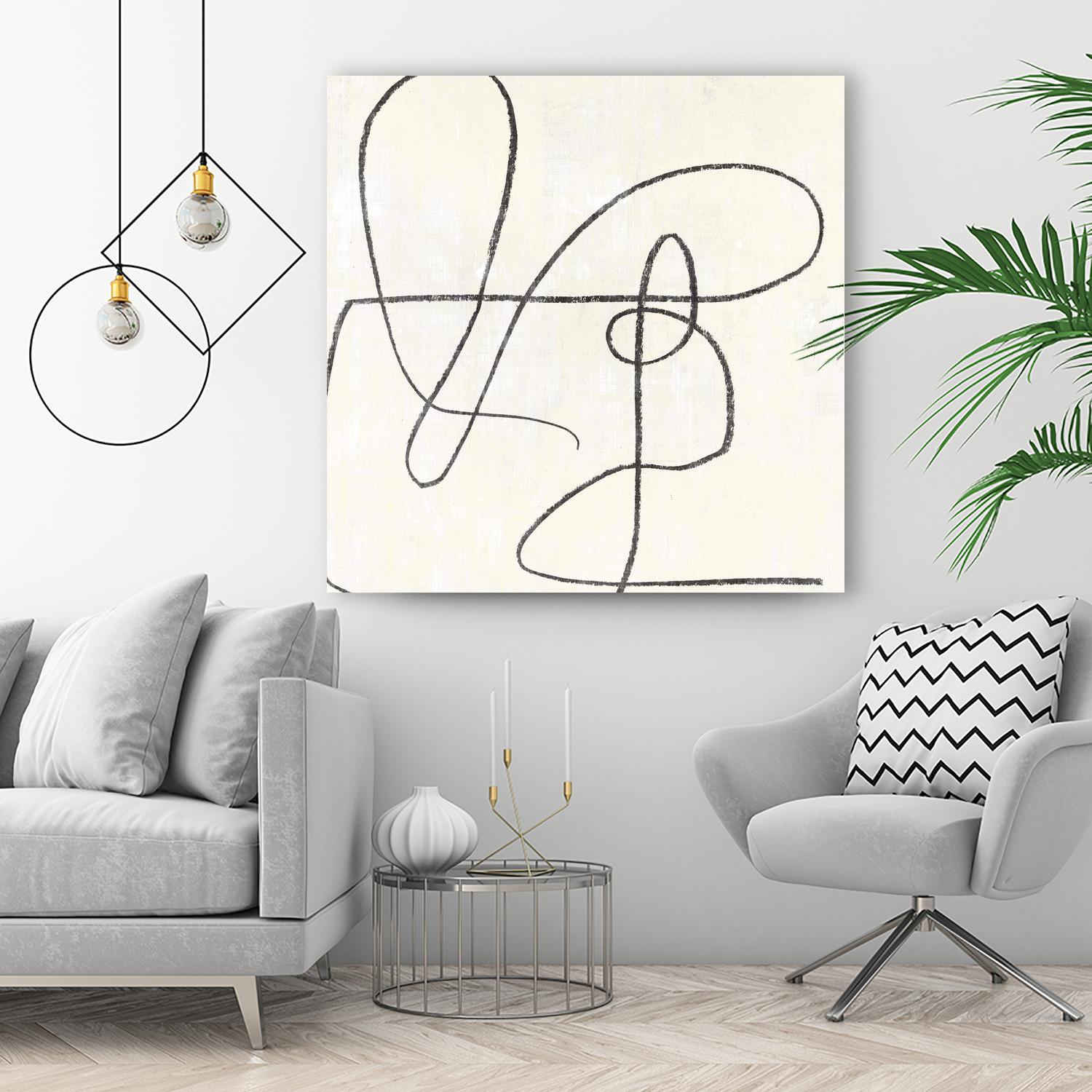 Juxtaposing by Pi Studio on GIANT ART - white linear linear art