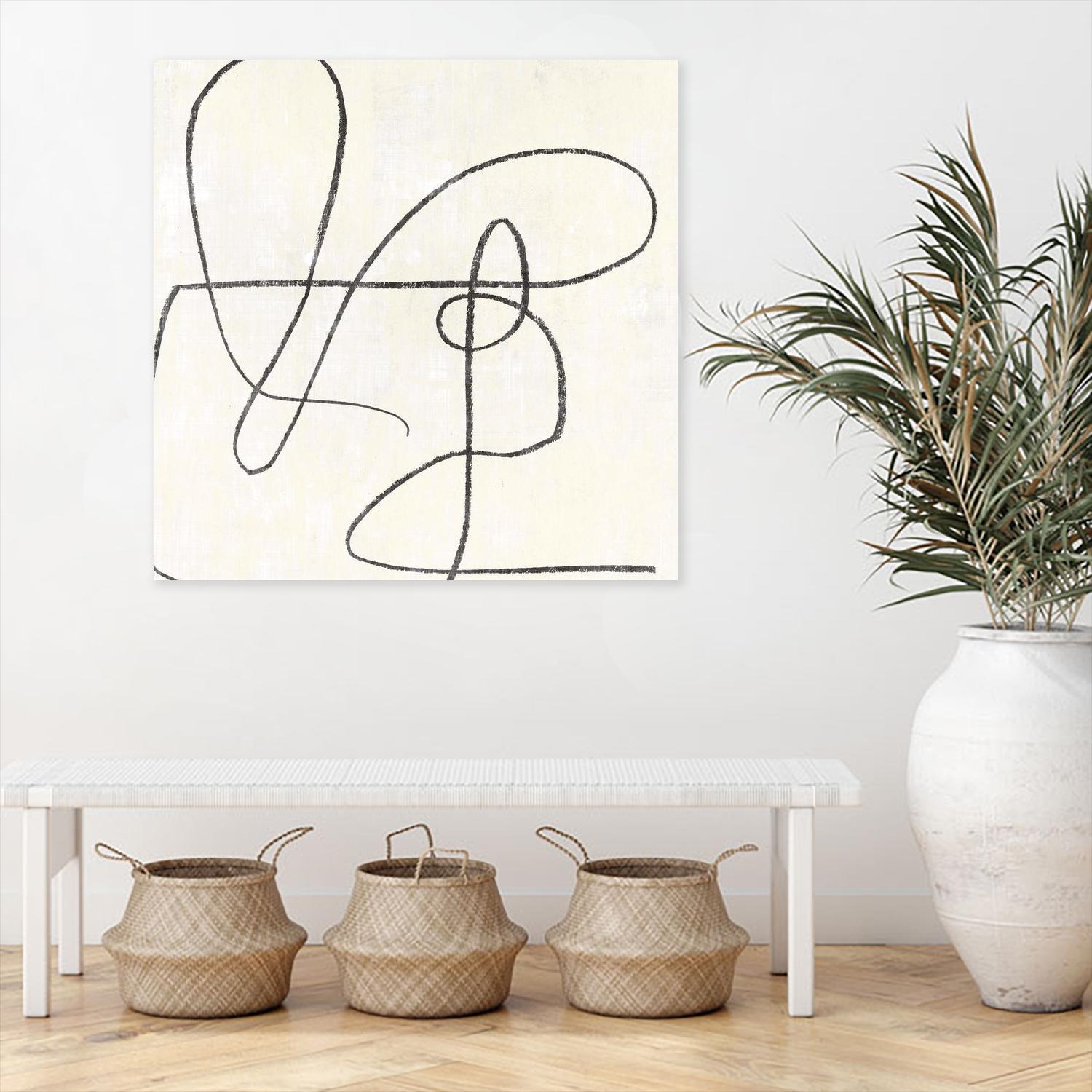 Juxtaposing by Pi Studio on GIANT ART - white linear linear art