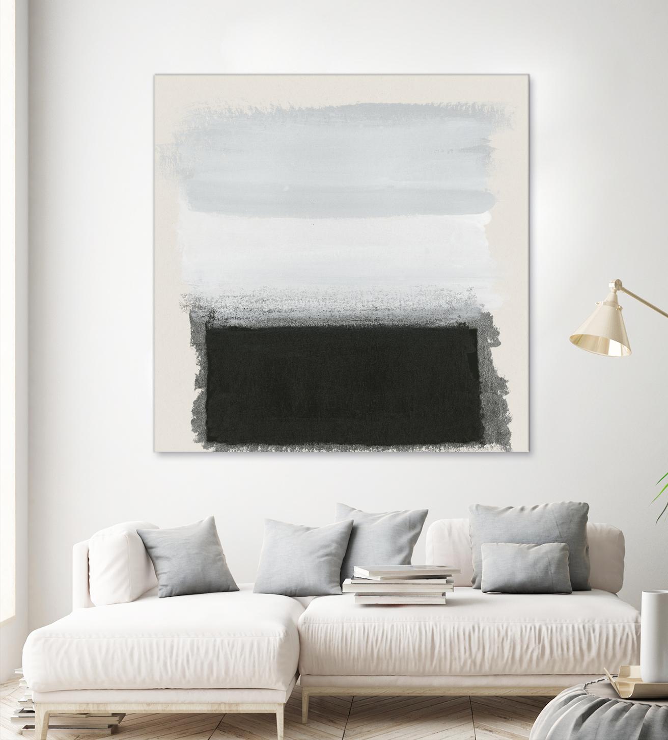 Star Night Interlude by PI Studio on GIANT ART - white abstract rothko