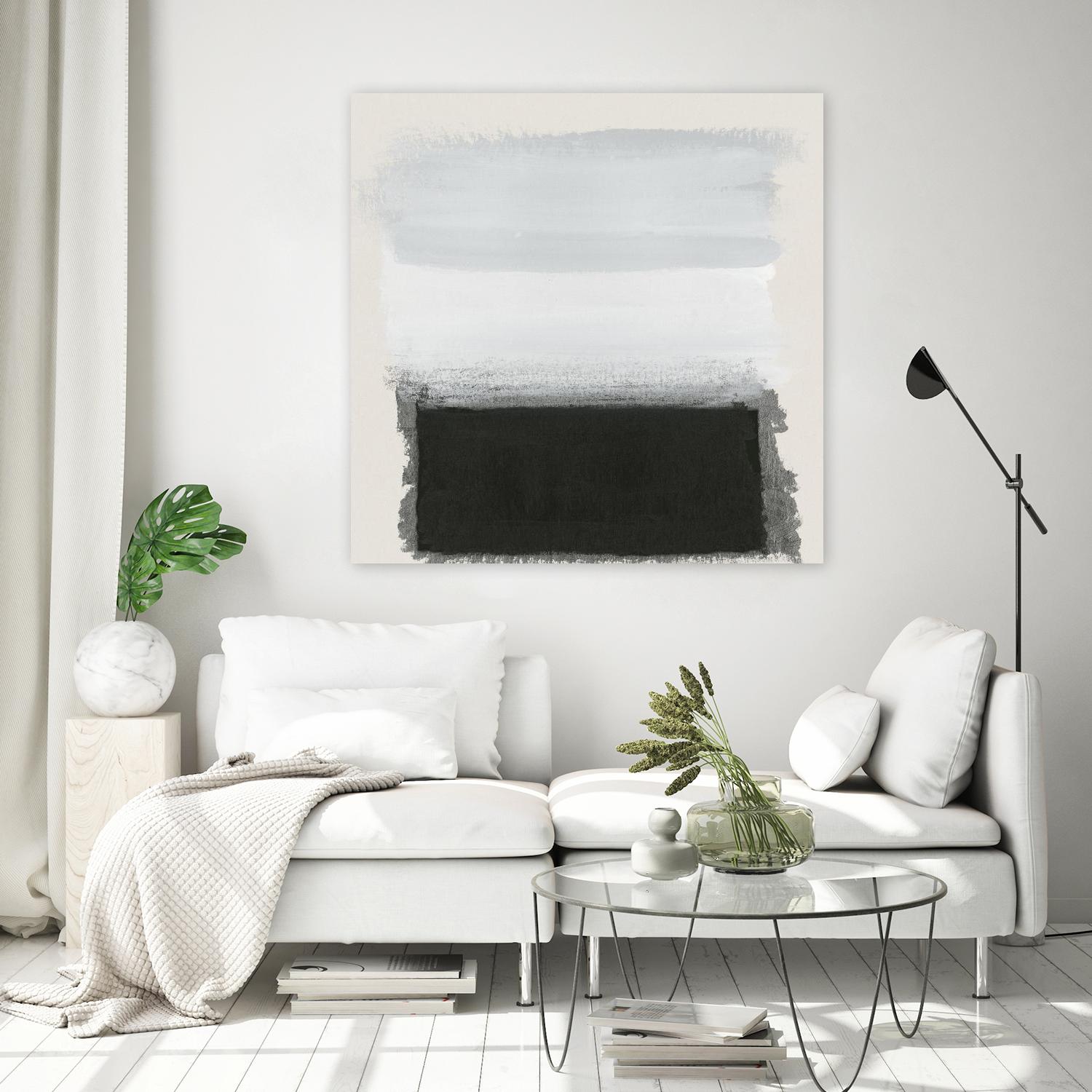 Star Night Interlude by PI Studio on GIANT ART - white shapes rothko