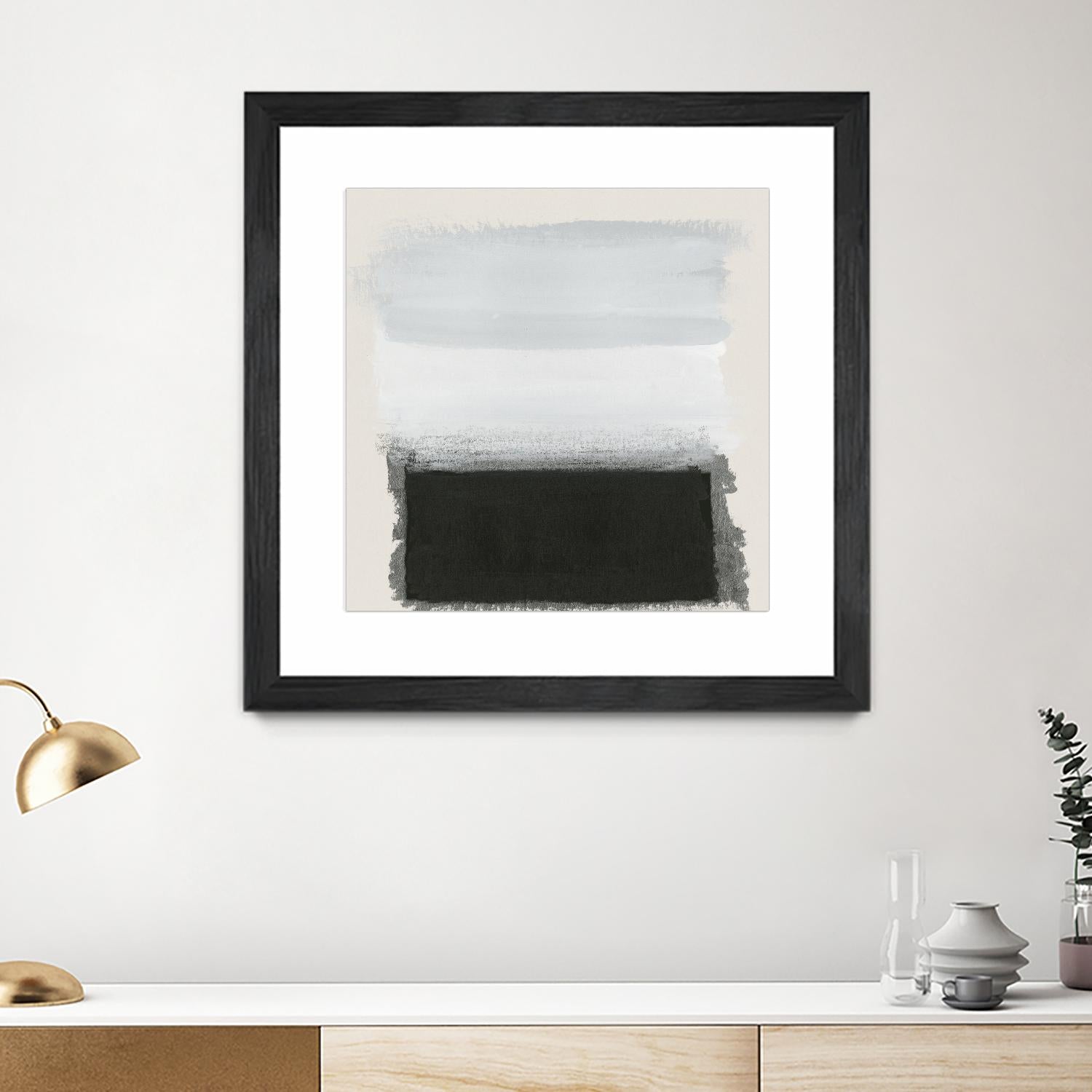 Star Night Interlude by PI Studio on GIANT ART - white abstract rothko