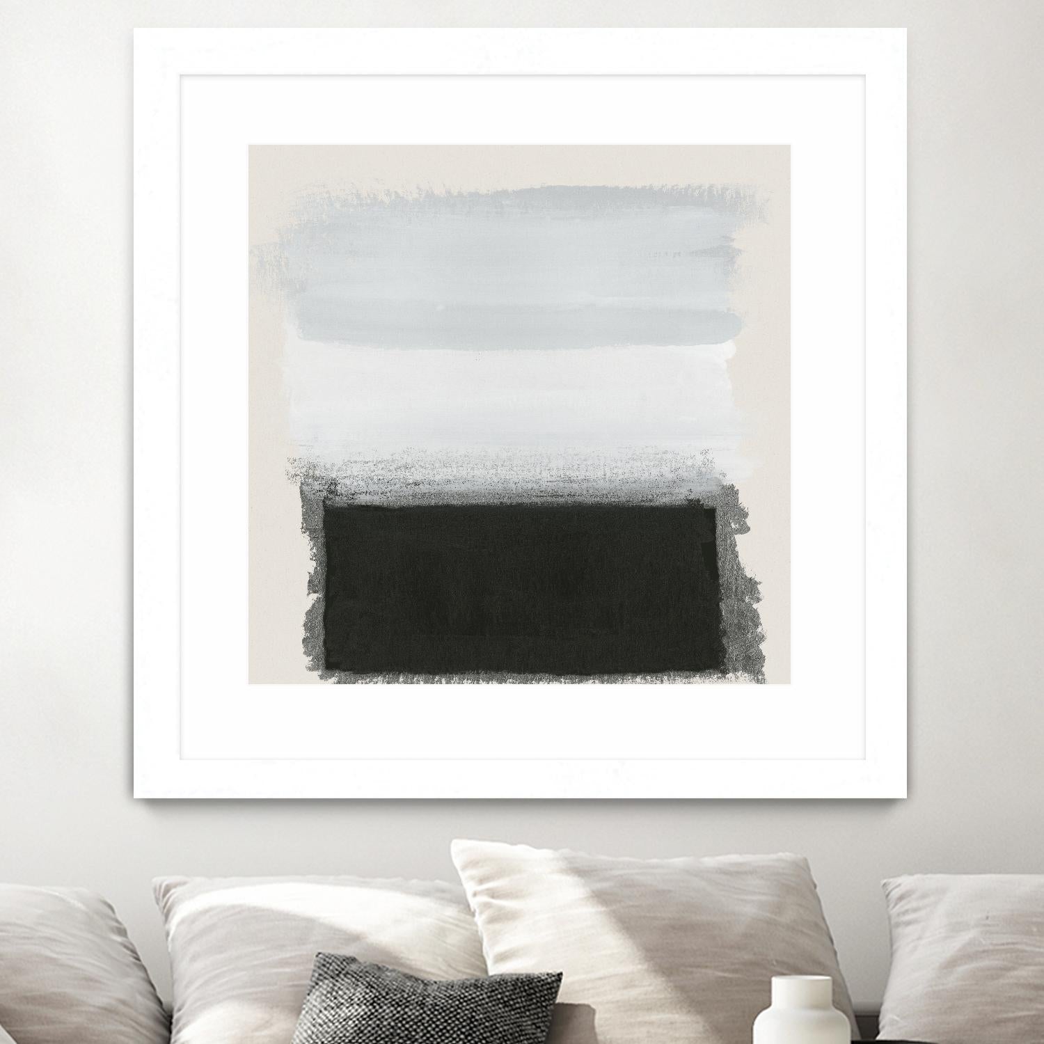 Star Night Interlude by PI Studio on GIANT ART - white abstract rothko