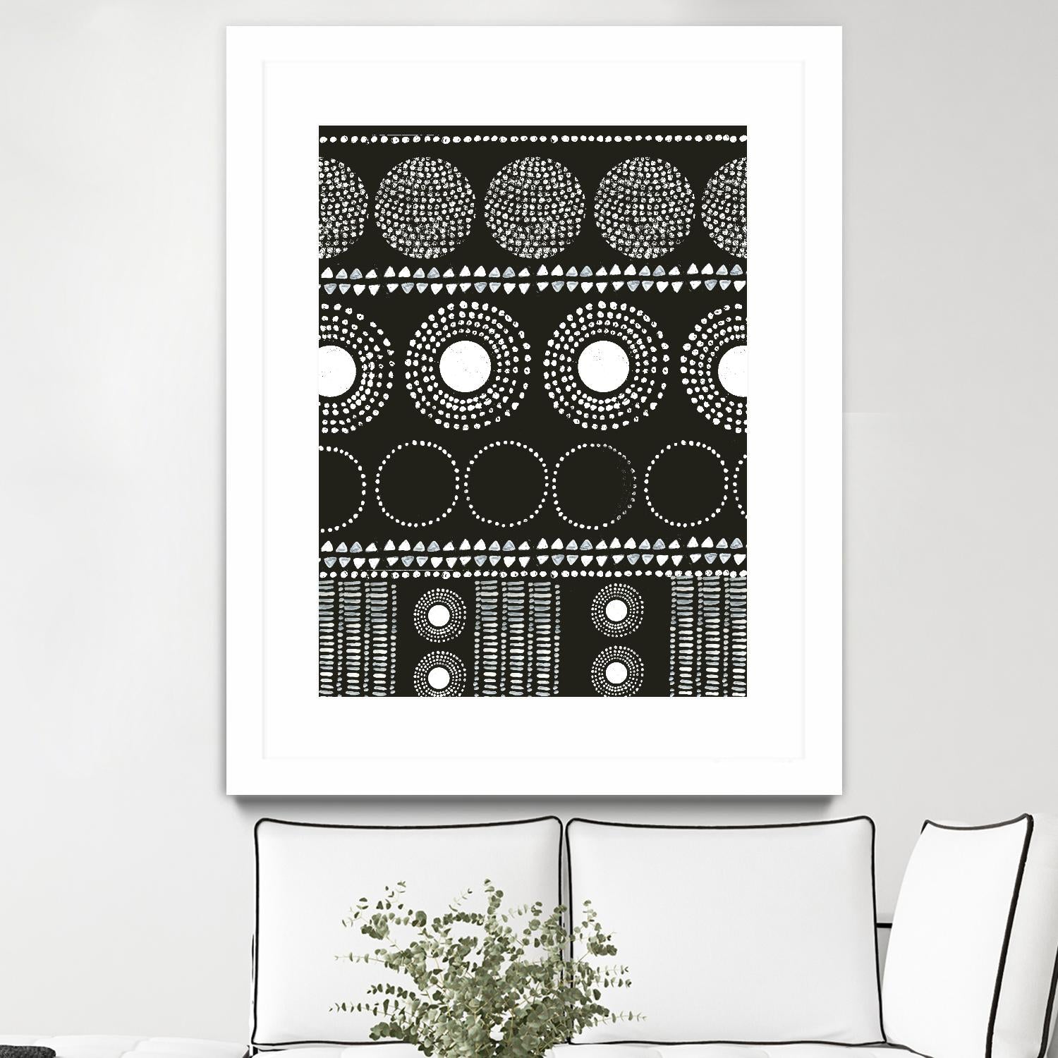 African I by PI Studio on GIANT ART - white abstract