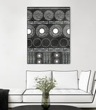 African I Black Version by PI Studio on GIANT ART - white abstract