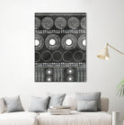 African I Black Version by PI Studio on GIANT ART - white abstract