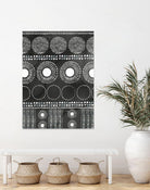 African I Black Version by PI Studio on GIANT ART - white abstract
