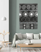 African I Black Version by PI Studio on GIANT ART - white abstract