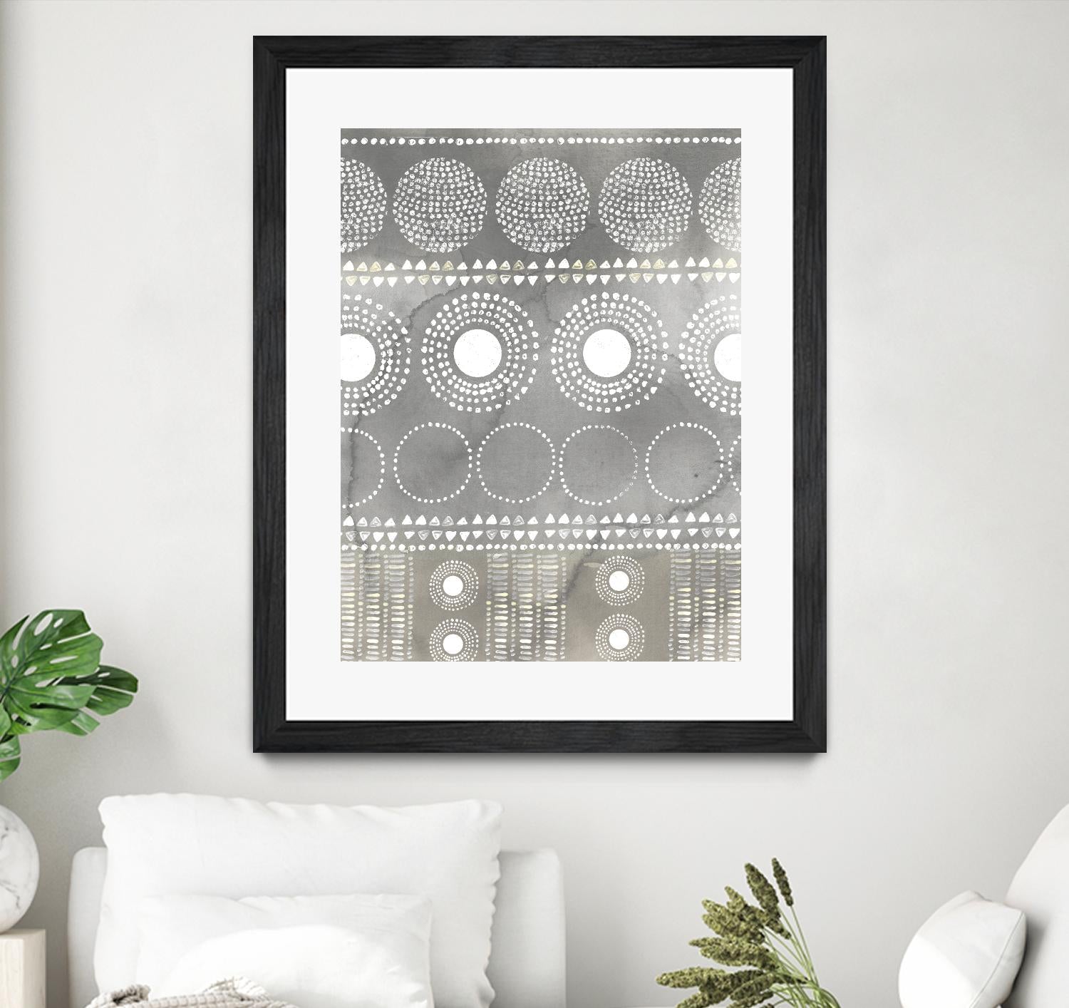 African I Neutral Version by PI Studio on GIANT ART - white abstract