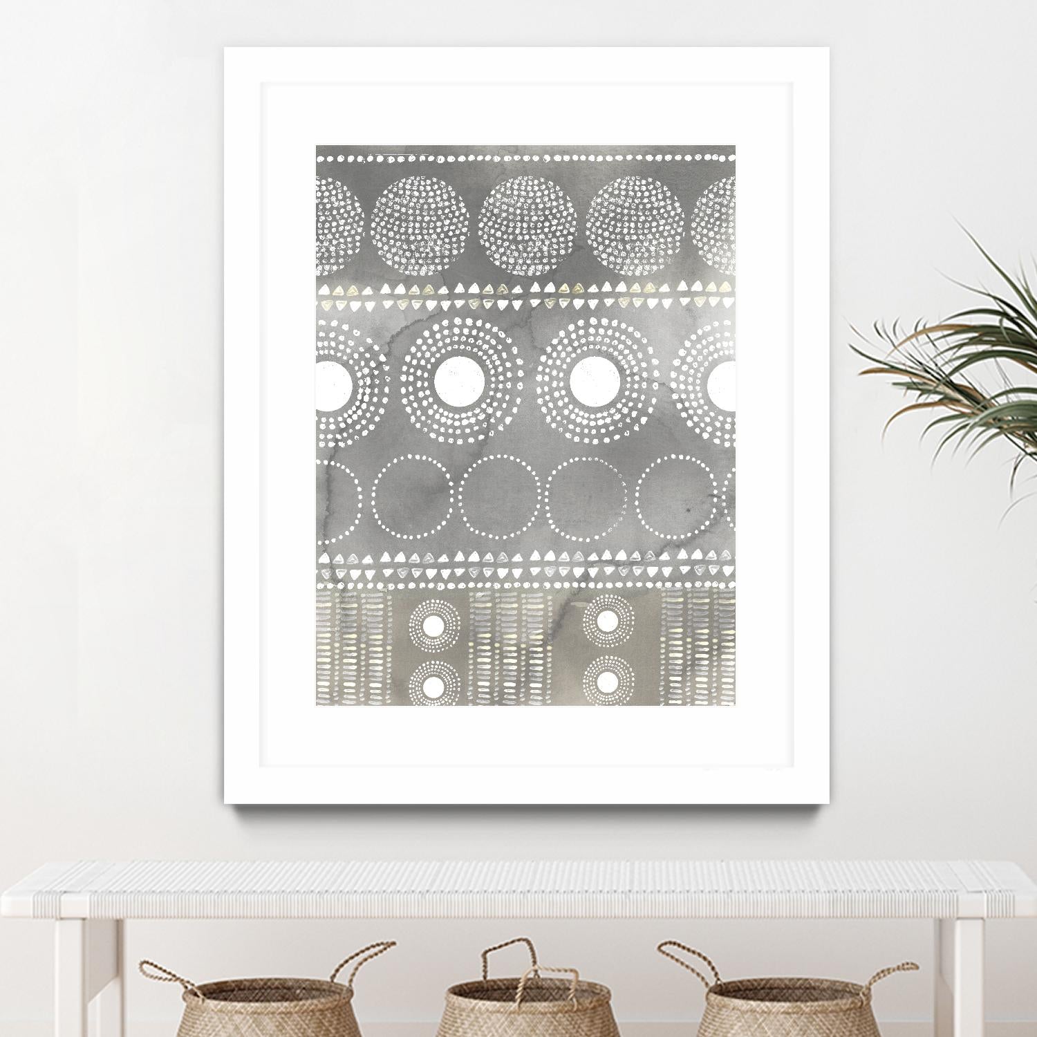 African I Neutral Version by PI Studio on GIANT ART - white abstract