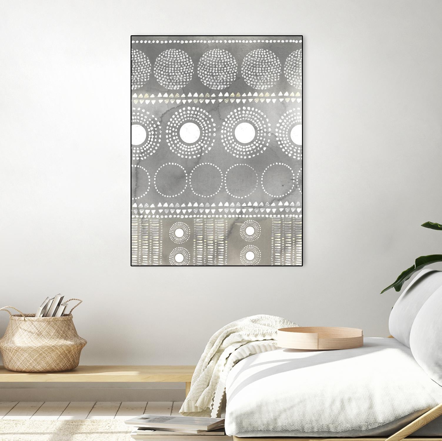 African I Neutral Version by PI Studio on GIANT ART - white abstract
