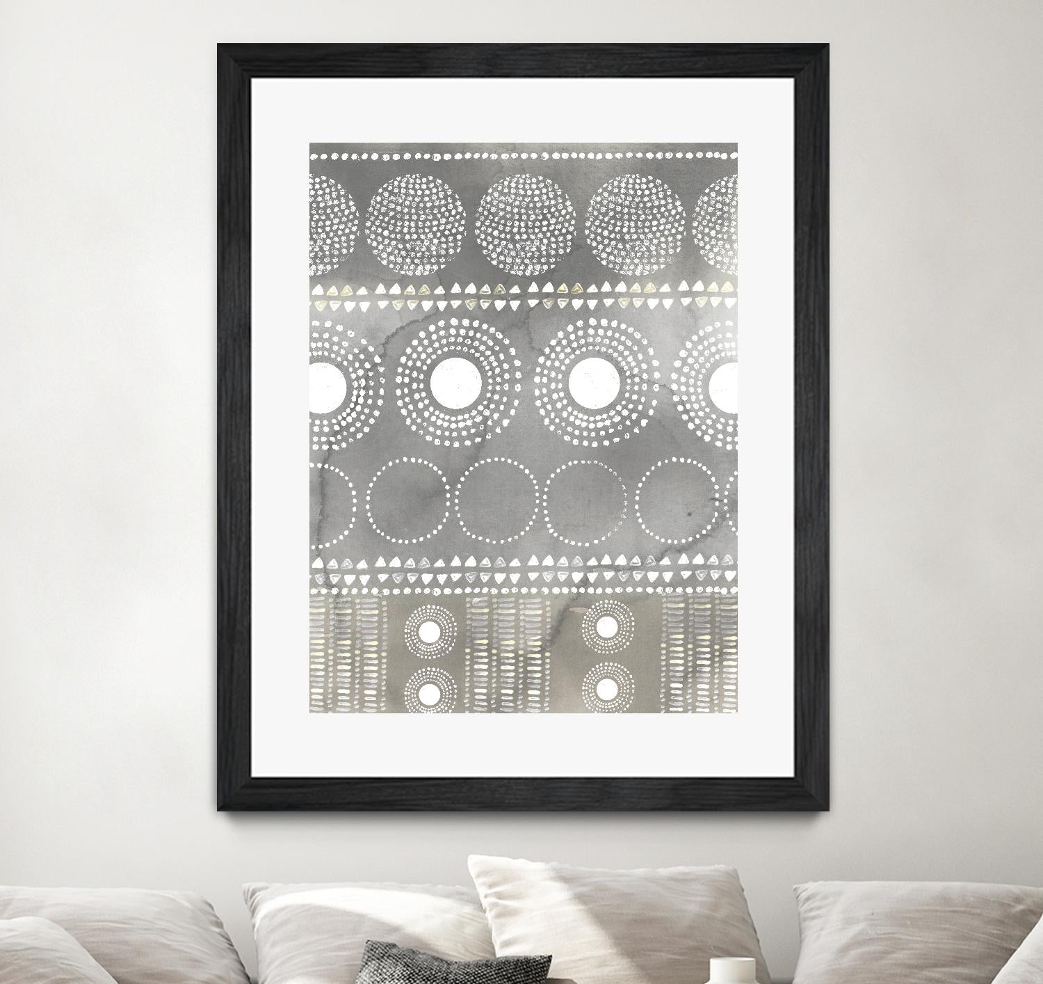 African I Neutral Version by PI Studio on GIANT ART - white abstract