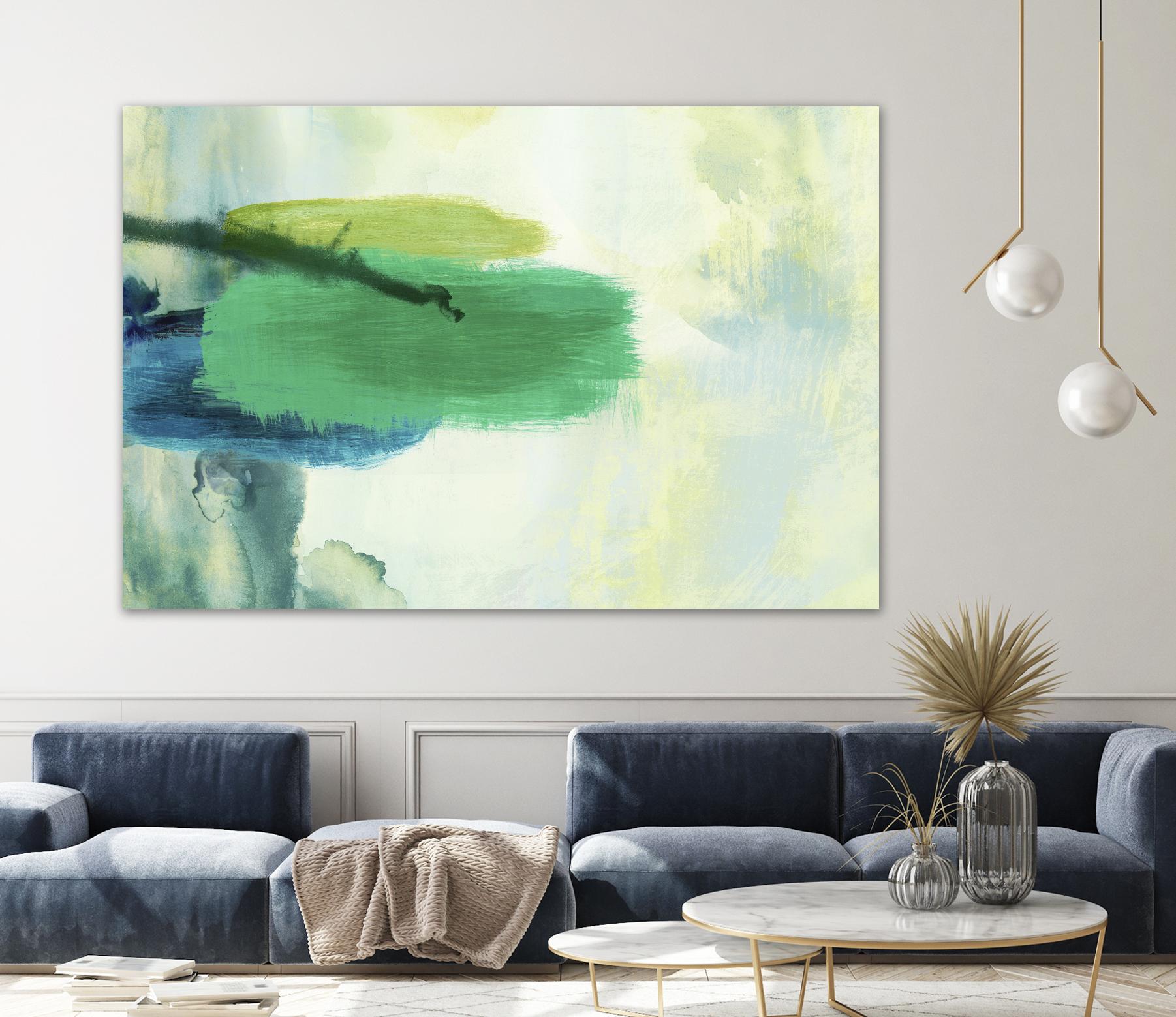 Resistant by PI Studio on GIANT ART - green abstract