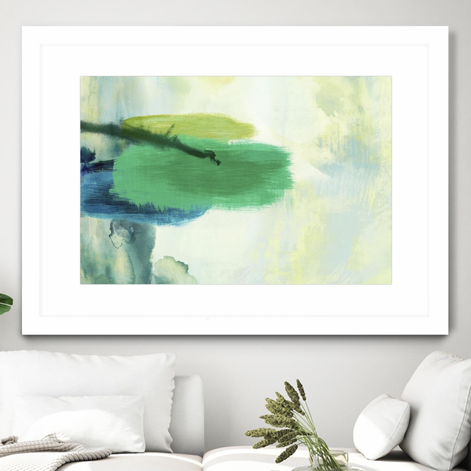 Resistant by PI Studio on GIANT ART - green abstract