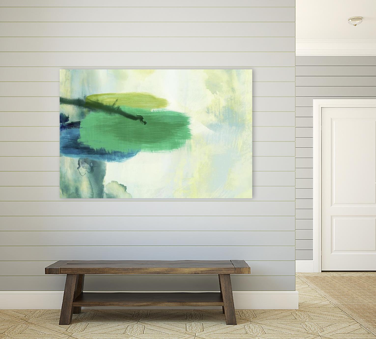 Resistant by PI Studio on GIANT ART - green abstract