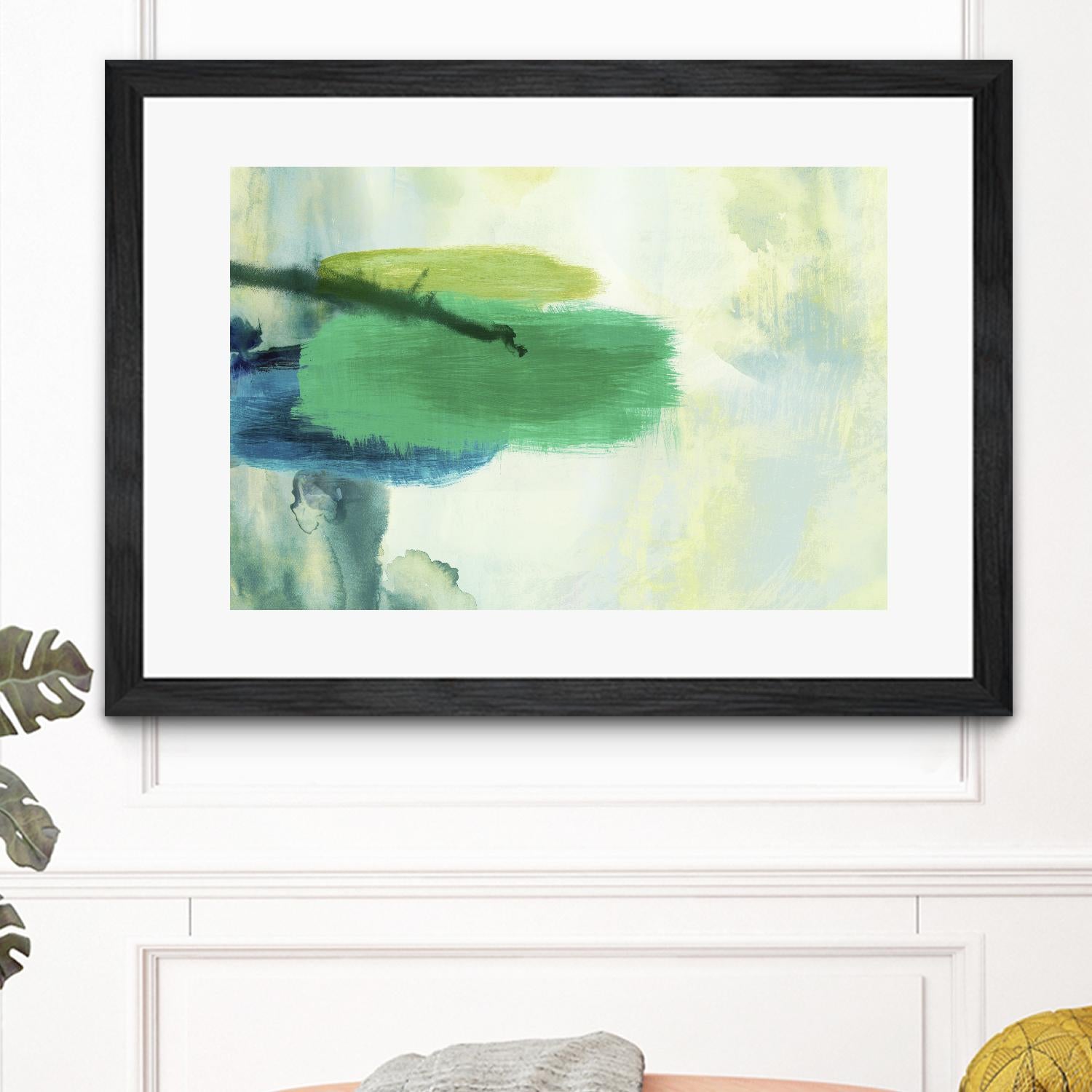 Resistant by PI Studio on GIANT ART - green abstract