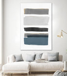 stacked Stripes I by Pi  Studio  on GIANT ART - gold shapes stripes