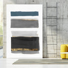 Stacked Stripes II by PI  Studio on GIANT ART - gold shapes