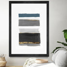 Stacked Stripes II by PI  Studio on GIANT ART - gold shapes