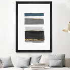 Stacked Stripes II by PI  Studio on GIANT ART - gold shapes