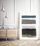 Stacked Stripes II by PI  Studio on GIANT ART - gold shapes