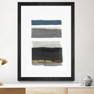 Stacked Stripes II by PI  Studio on GIANT ART - gold shapes