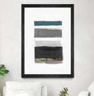 Stacked Stripes II by PI  Studio on GIANT ART - gold shapes