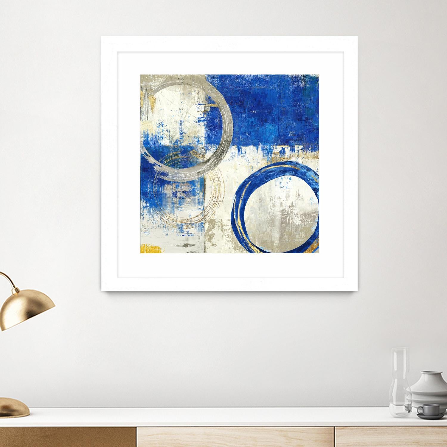 Lingering I by Tom Reeves on GIANT ART - beige abstract