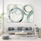 Pale Blues I by Tom Reeves on GIANT ART - green abstract