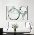 Pale Blues I by Tom Reeves on GIANT ART - green abstract