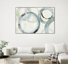 Pale Blues I by Tom Reeves on GIANT ART - green abstract