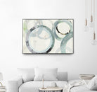 Pale Blues I by Tom Reeves on GIANT ART - green abstract