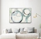 Pale Blues I by Tom Reeves on GIANT ART - green abstract