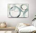 Pale Blues I by Tom Reeves on GIANT ART - green abstract