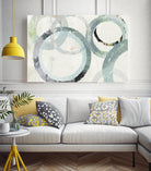 Pale Blues I by Tom Reeves on GIANT ART - green abstract