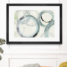 Pale Blues I by Tom Reeves on GIANT ART - green abstract