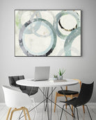 Pale Blues I by Tom Reeves on GIANT ART - green abstract