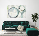 Pale Blues I by Tom Reeves on GIANT ART - green abstract