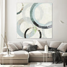 Pale Blues III by Tom Reeves on GIANT ART - green abstract