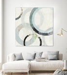 Pale Blues III by Tom Reeves on GIANT ART - green abstract